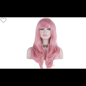 28" Pink Wig Heat Resistant